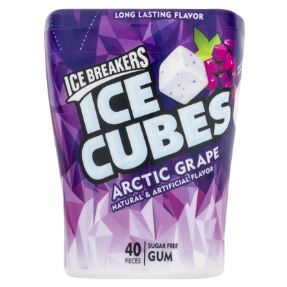 Ice Breakers Ice Cubes Artic Grape Bottle