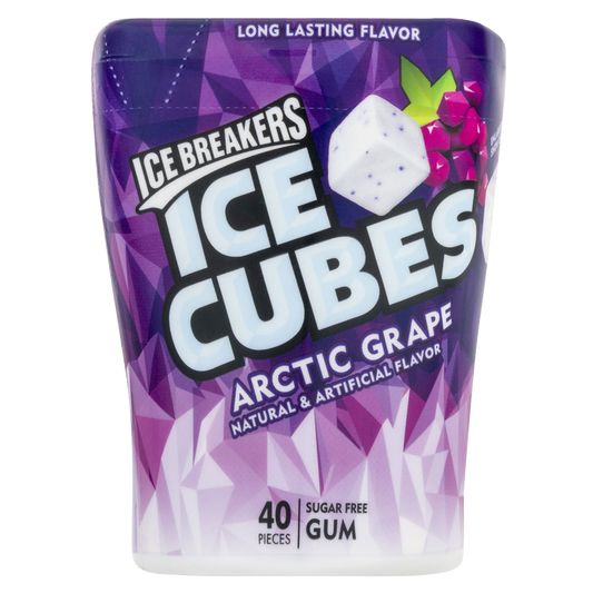 Ice Breakers Ice Cubes Artic Grape Bottle
