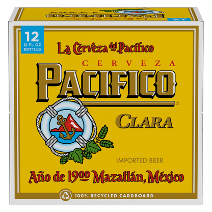 Pacifico 12pk 12oz Btl 4.4% ABV