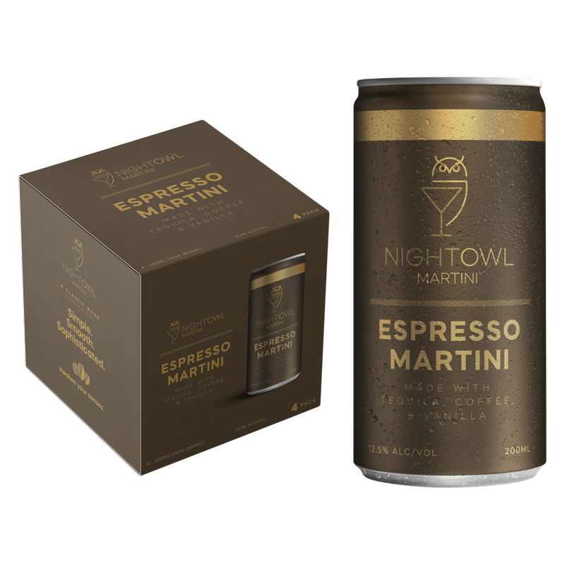 NightOwl Tequila Espresso Martini 4pk