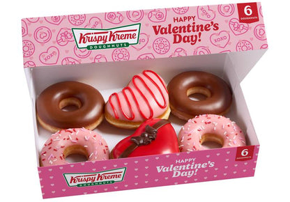 Krispy Kreme Assorted Valentine's Day Doughnuts