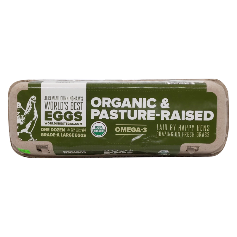 World's Best Eggs Organic Pasture-Raised Grade-A Large Eggs - 12ct