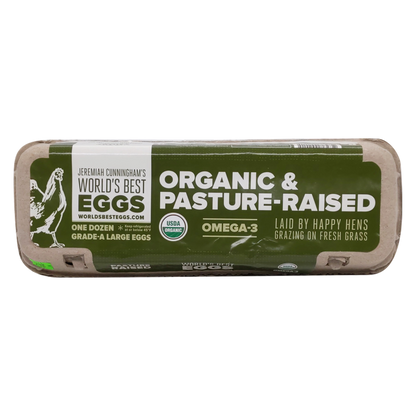 World's Best Eggs Organic Pasture-Raised Grade-A Large Eggs - 12ct