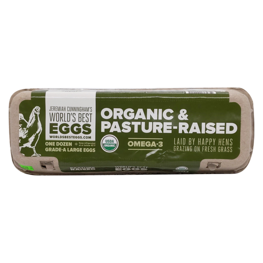World's Best Eggs Organic Pasture-Raised Grade-A Large Eggs - 12ct