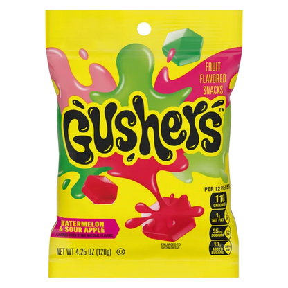 Gushers Watermelon & Sour Apple, 4.25oz