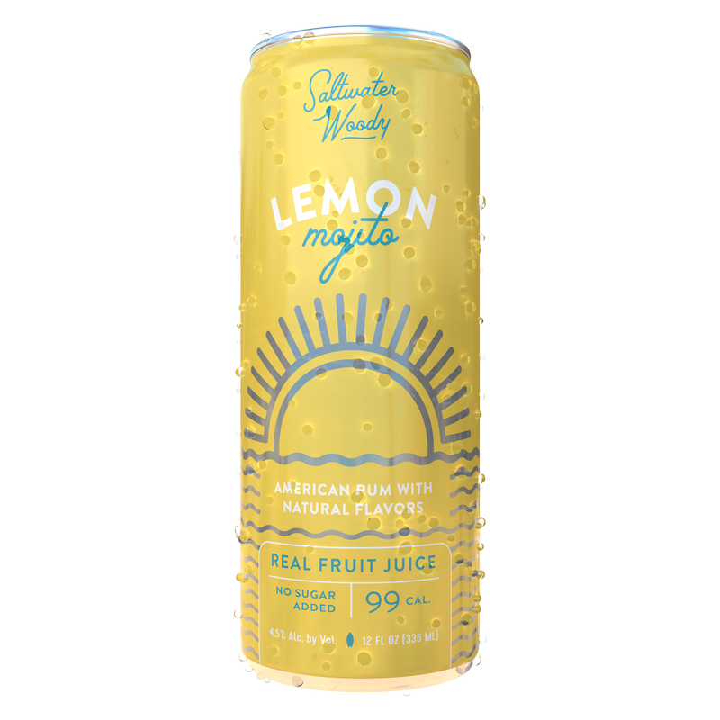 Saltwater Woody Lemon Mojito 4pk 12oz Can 4.5% ABV