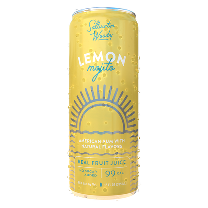 Saltwater Woody Lemon Mojito 4pk 12oz Can 4.5% ABV
