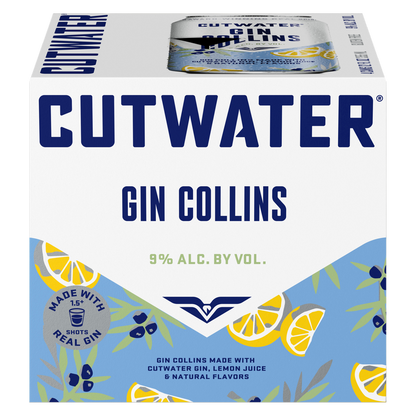Cutwater RTD Gin Collins 4pk 12oz Can 9% ABV