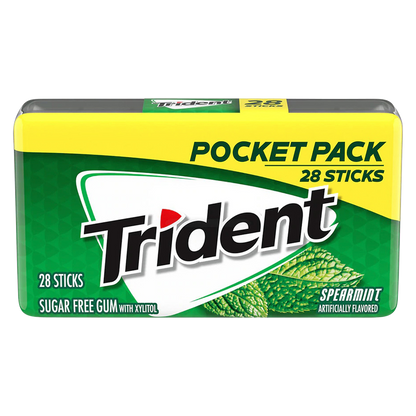 Trident Spearmint Gum 28ct
