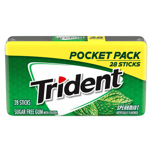 Trident Spearmint Gum 28ct