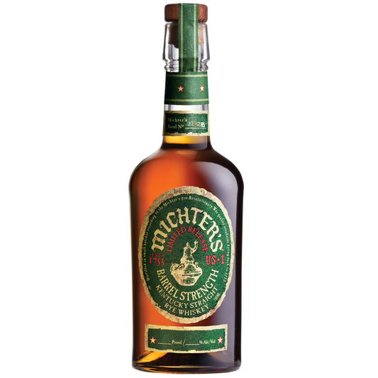 Michter's Barrel Strength Rye Whiskey 750 ML (109.2 proof)