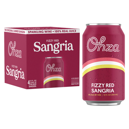 Ohza Red Sangria by Joe Jonas 4pk 12oz Can 5.0% ABV