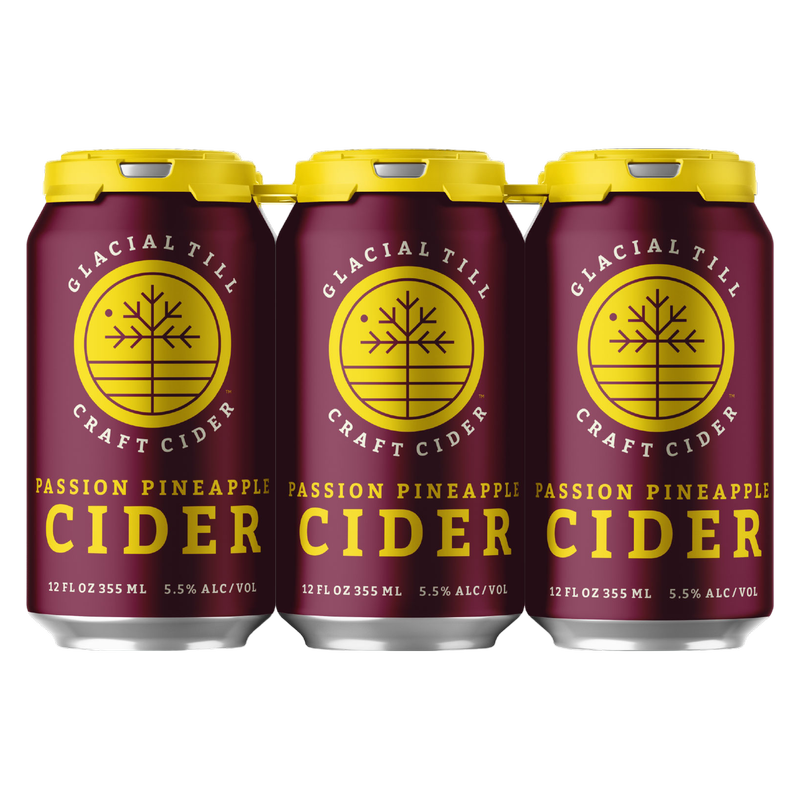 Glacial Till Passion Pineappler Cider 6pk 12oz Can 5.5% ABV