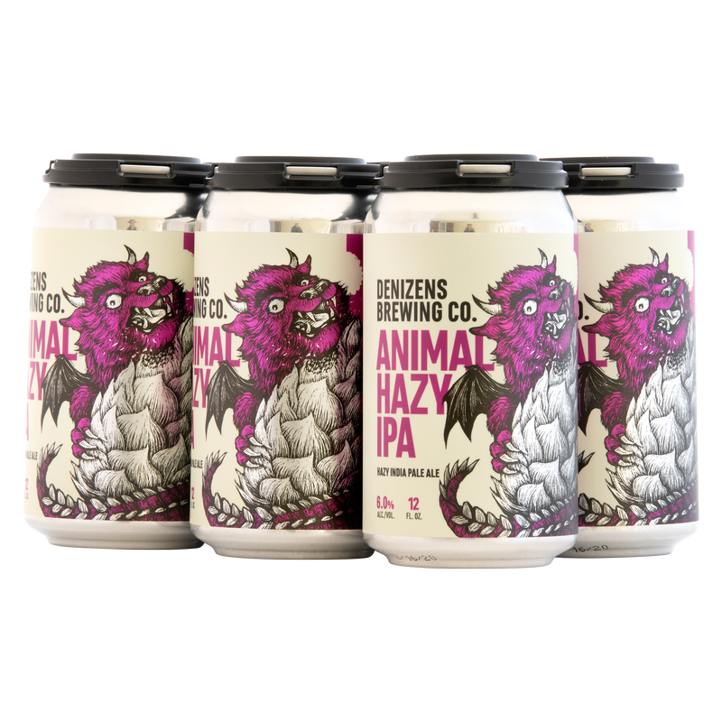 Denizens Animal Hazy IPA 6pk 12oz Can 6.0% ABV