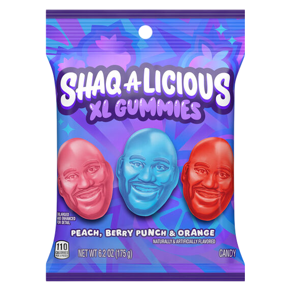 SHAQ-A-LICIOUS Original Gummies Bag, 6.2 oz