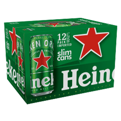 Heineken 12pk 12oz Can 5.0% ABV