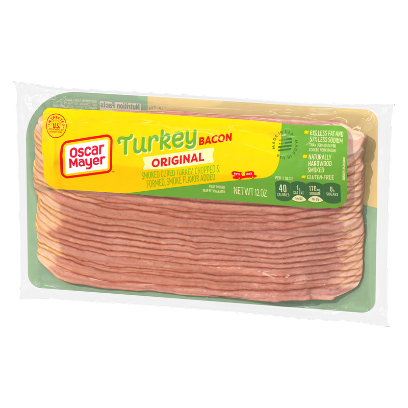 Oscar Mayer Original Turkey Bacon - 12oz