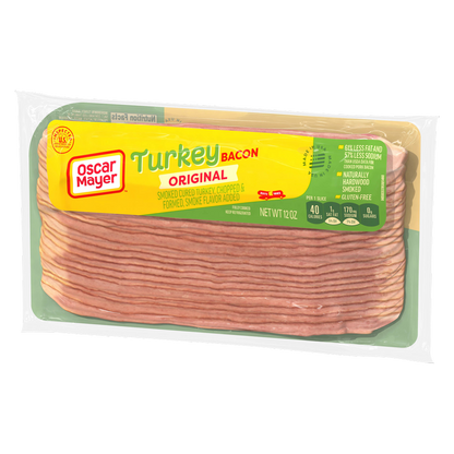 Oscar Mayer Original Turkey Bacon - 12oz