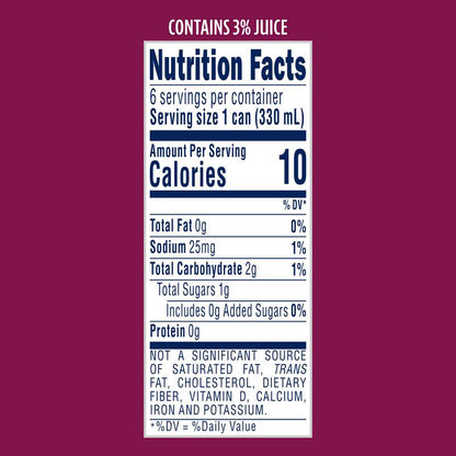 San Pellegrino Ciao! Cherry Sparkling Water 6pk 330mL Can