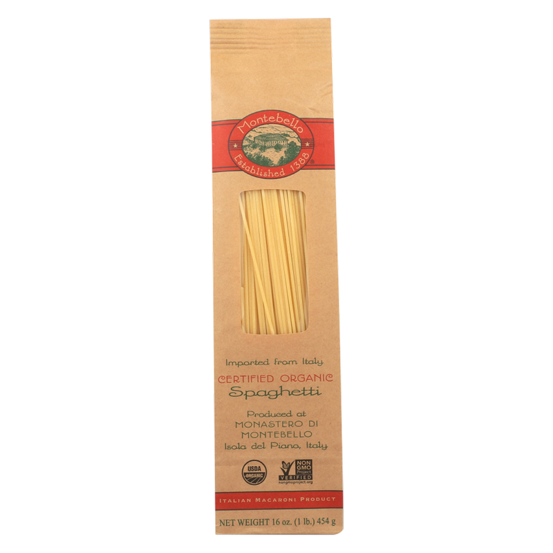 Montebello Organic Spaghetti Pasta, 1lb.