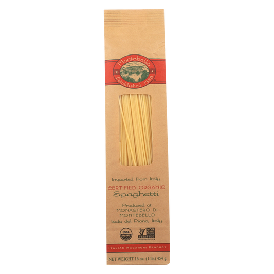 Montebello Organic Spaghetti Pasta, 1lb.