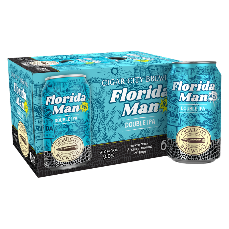 Cigar City Florida Man Double IPA 6pk 12oz can 8.5% ABV
