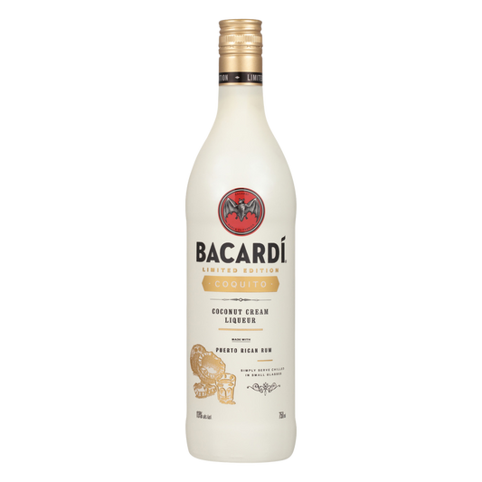 Bacardi Coquito Cream Liqueur 750ml (26 Proof)