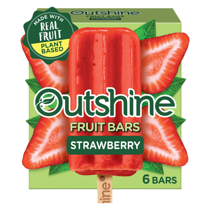 Outshine Strawberry Frozen Fruit Bars, 6ct
