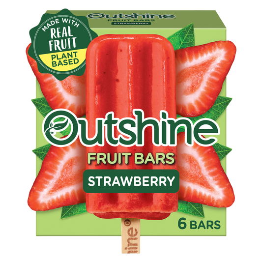 Outshine Strawberry Frozen Fruit Bars, 6ct