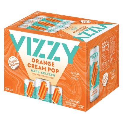 Vizzy Orange Cream Pop 12pk 12oz Can 4.5% ABV