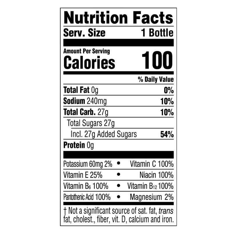 Vitamin Water Refresh Tropical Mango 20oz Btl