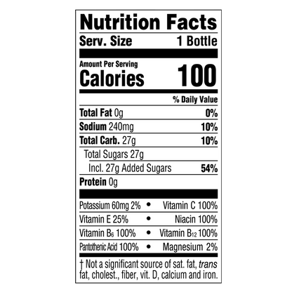 Vitamin Water Refresh Tropical Mango 20oz Btl