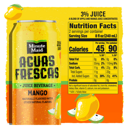 Minute Maid Aguas Frescas Mango 16oz