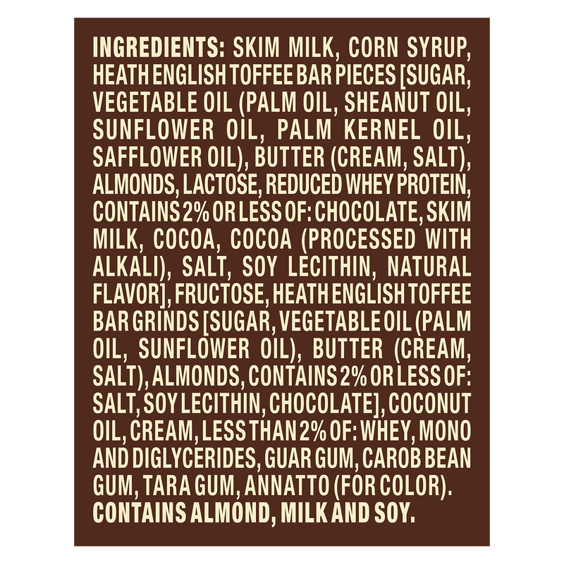 Breyers Heath Toffee Caramel Ice Cream Pint