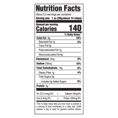 Boulder Canyon Avocado Oil Malt Vinegar and Sea Salt Kettle Potato Chips 5.25oz