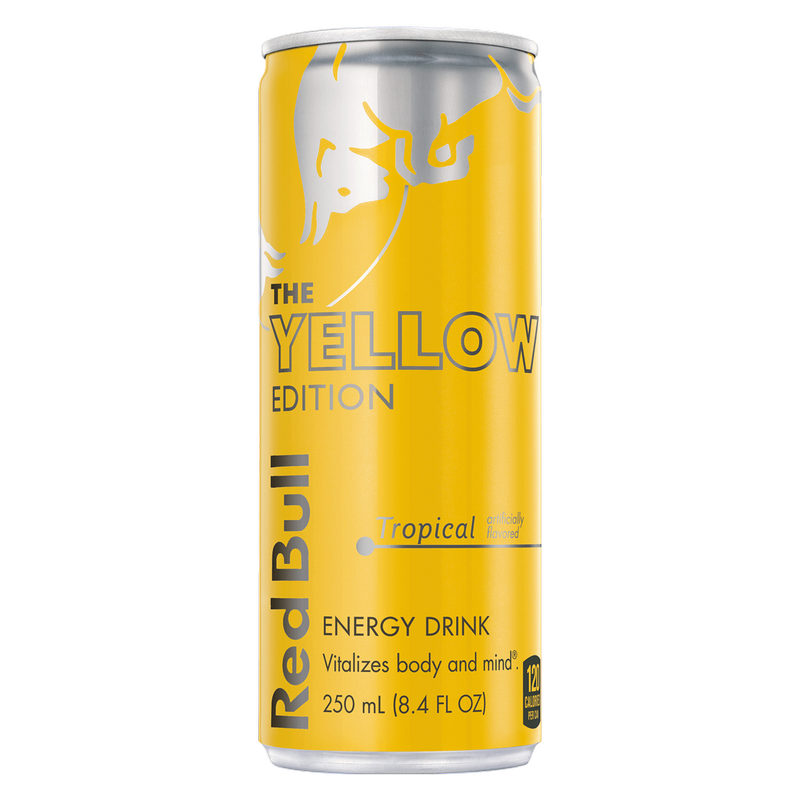 Red Bull Energy Drink The Yellow Edition Tropical 8.4oz Can