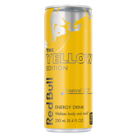 Red Bull Energy Drink The Yellow Edition Tropical 8.4oz Can