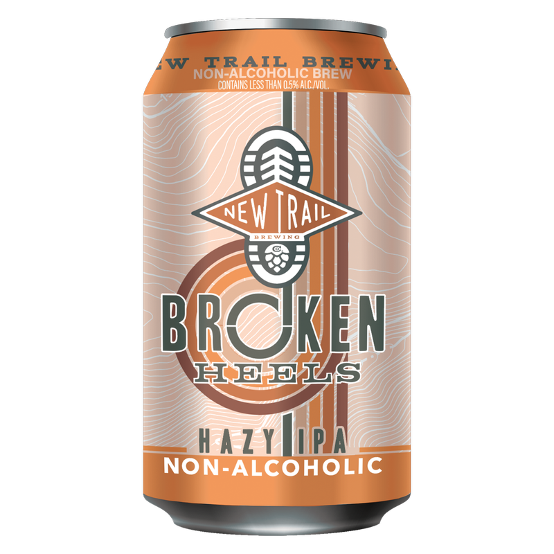 New Trails Broken Heels Hazy IPA NA 6pk 12oz Can 0.5% ABV
