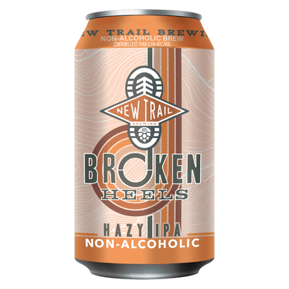 New Trails Broken Heels Hazy IPA NA 6pk 12oz Can 0.5% ABV