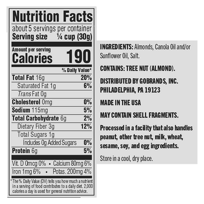 Basically Roasted & Salted Almonds 5.75oz