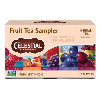 Celestial Seasonings Fruit Tea Sampler 18ct Box