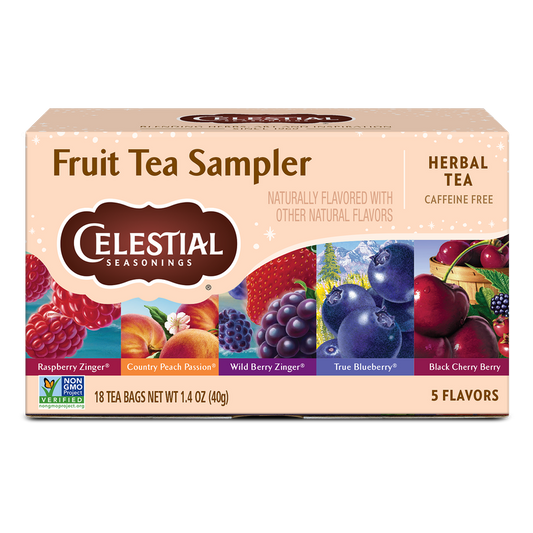 Celestial Seasonings Fruit Tea Sampler 18ct Box