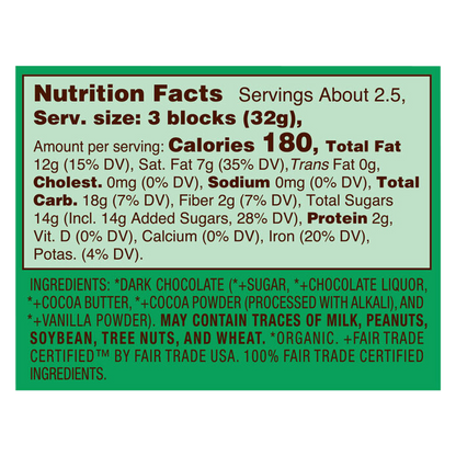 Lake Champlain Chocolates Dark Chocolate Bar 3oz