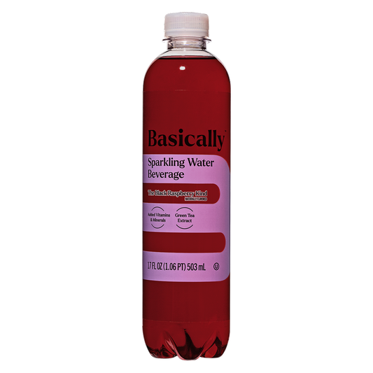 Basically Black Raspberry Sparkling Water 17oz