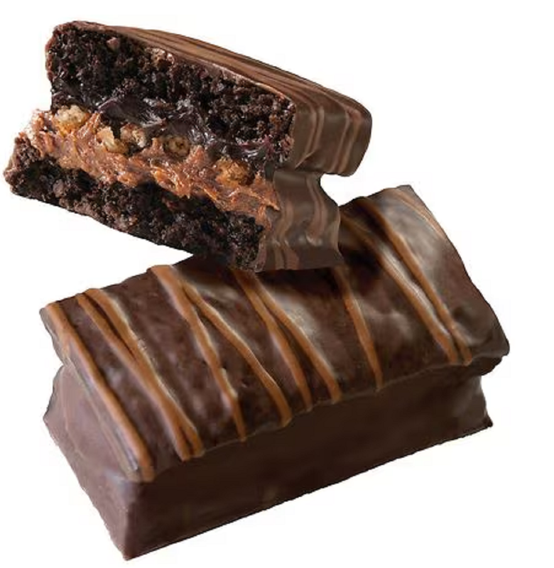 Hostess Kazbars Fudge Coated Chocolate Cake, Chocolate and Carmel Filling, 2.75oz