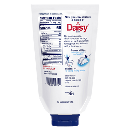 Daisy Pure & Natural Squeeze Sour Cream - 14oz