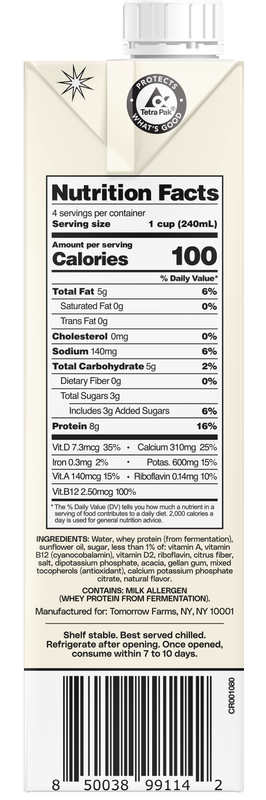 Bored Cow Animal-free Dairy Milk Original 32 oz carton