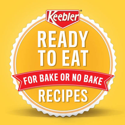 Keebler Ready Crust 9-Inch Graham Cracker Pie Crust, Premade Pie Crust For Baking And No-Bake, 6 oz