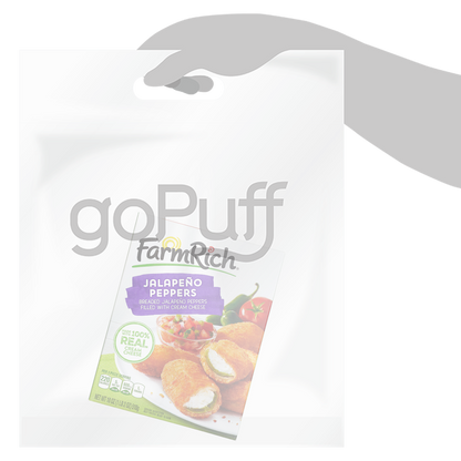 Farm Rich Frozen Breaded Jalapeno Peppers Stuffed with Real Cream Cheese 18oz