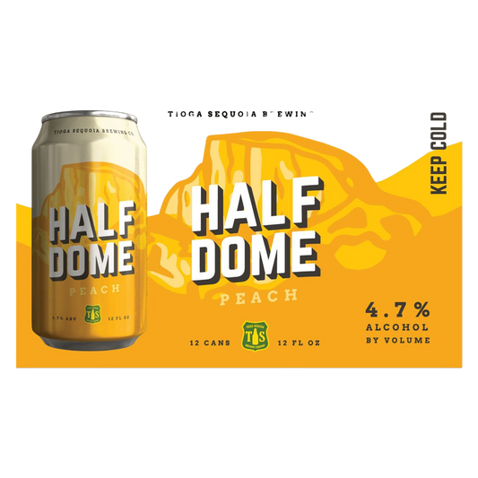 Tioga Sequoia Half Dome Peach 12pk 12oz Can